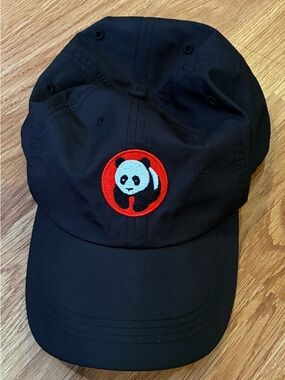 Adult Black Panda Embroidered Cap
